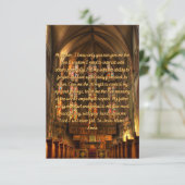 感情移入フラットグリーティングカードのための毎日の祈りの言葉 カード (スタンド正面)