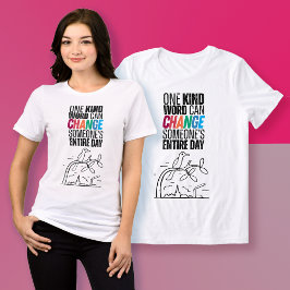 感情移入先生カウンセラーアンチいじめ トライブレンドＴシャツ