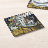 感情豊かな光の力、シンガポール スクエアペーパーコースター (アングル)