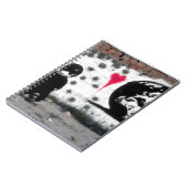 感情通りアートボーイアースハート壁画 ノートブック (左側)