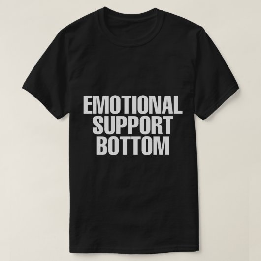 感情面でのサポート Tシャツ (デザイン正面)