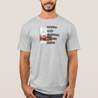 感情面での支援アニマルウイスキー Tシャツ