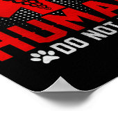 感情面での支援Human Don't Petサービス ポスター (角)