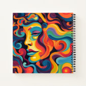 感情鮮やかの渦 ノートブック (裏面)