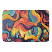 感情鮮やかの渦 バスマット (正面)
