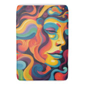 感情鮮やかの渦 バスマット (正面縦)