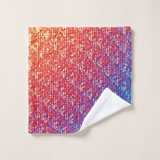 感情鮮やかモザイクの輝き バスタオルセット (ウォッシュタオル)
