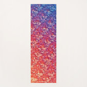 感情鮮やかモザイクの輝き ヨガマット (正面)