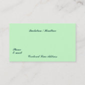 感情 名刺 (裏面)