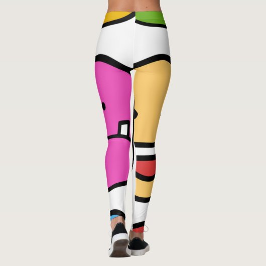 感情 | Zazzle_Growstore レギンス (裏面)