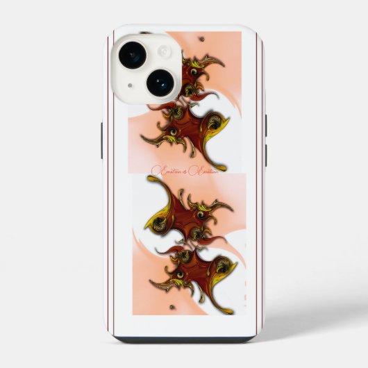 「感情vs感情」, Apple iPhone 14ケース iPhoneケース (裏面)