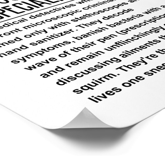 感染症専門医 ポスター (角)