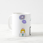 感染管理ナースステッカーパック – 感染C コーヒーマグカップ (正面左)