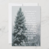 感激天国の宝物 招待状 (正面)