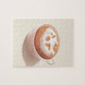 感覚で泡立てる – Coffee Art ジグソーパズル (横)