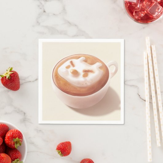 感覚で泡立てる – Coffee Art スタンダードカクテルナプキン (インサイチュ)