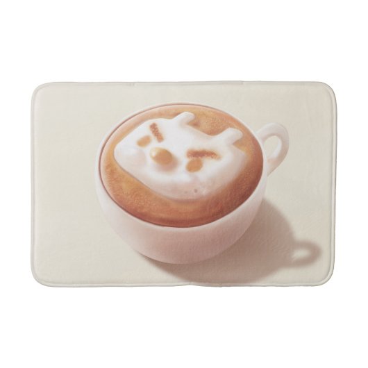 感覚で泡立てる – Coffee Art バスマット (正面)