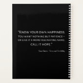 感覚と感性引用文I プランナー手帳 (裏面)