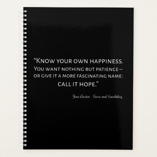 感覚と感性引用文I プランナー手帳 (正面)