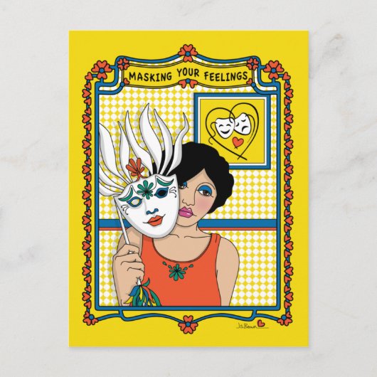 感覚のマスキング_B_ポストカード ポストカード (正面)