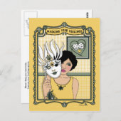 感覚のマスキング_C_ポストカード ポストカード (正面/裏面)