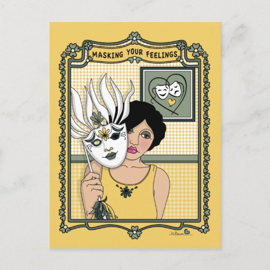 感覚のマスキング_C_ポストカード ポストカード (正面)