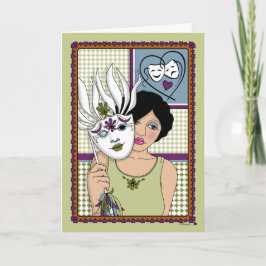 感覚のマスク_A_Greeting カード