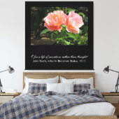 感覚の人生のために。... （ヨハネ・キアツ） キャンバスプリント (インサイチュ (寝室))