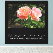 感覚の人生のために。... （ヨハネ・キアツ） キャンバスプリント (インサイチュ (ウッドフロア))