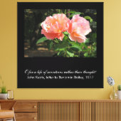 感覚の人生のために。... （ヨハネ・キアツ） キャンバスプリント (インサイチュ (リビング))