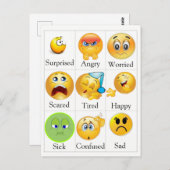 感覚の郵便はがき-ペーチ。 文字は編集することができます ポストカード (正面/裏面)