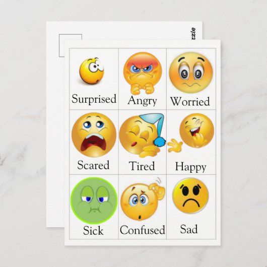 感覚の郵便はがき-ペーチ。 文字は編集することができます ポストカード (正面/裏面)