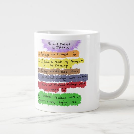 感覚はメッセージマグ ジャンボコーヒーマグカップ (右)