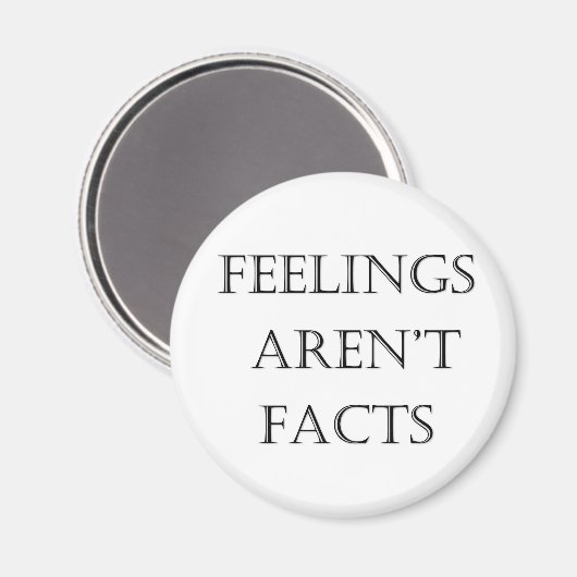 感覚は事実ではない マグネット (正面/裏面)