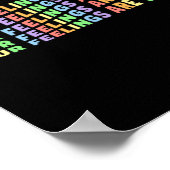感覚は有効なメンタルヘルスプライドY2k ポスター (角)