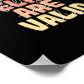 感覚は有効なメンタルヘルス認識度 ポスター (角)