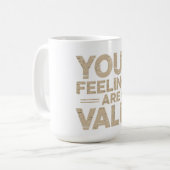 感覚は有効 コーヒーマグカップ (正面左)