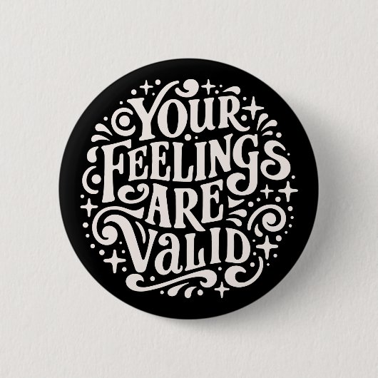 感覚は有効 缶バッジ (正面)