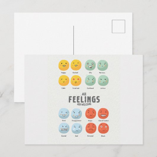 感覚アート ポストカード (正面/裏面)