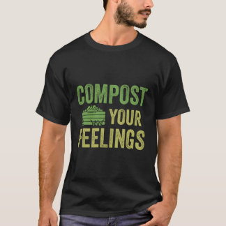 感覚エキスパートCom堆肥化ワームを堆肥化 Tシャツ