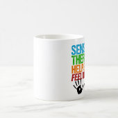感覚セラピー手版職業性セラピスト コーヒーマグカップ (中央)