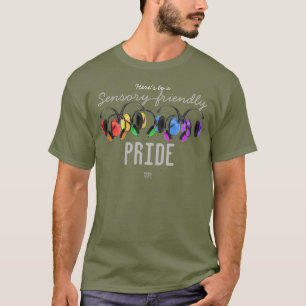 感覚フレンドリープライド/LGBTQ+虹/自閉症T-S Tシャツ