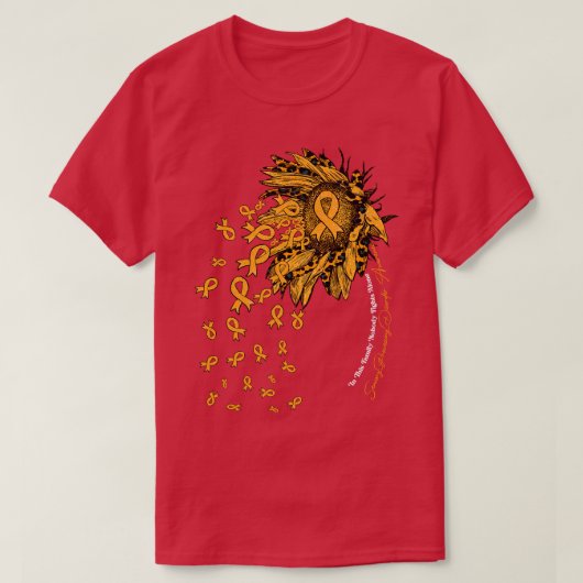 感覚処理障害認識度ひまわりno tシャツ (デザイン正面)