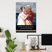 感覚感性と海のモンスターのカバーポスター ポスター (ホームオフィス)