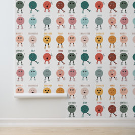 感覚感情顔グラフクラスルームの装飾 壁紙