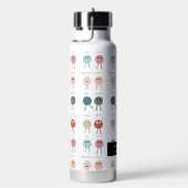 感覚感情顔グラフスクールカウンセラー ウォーターボトル (右面)
