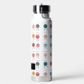 感覚感情顔グラフスクールカウンセラー ウォーターボトル (左面)
