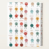 感覚感情顔グラフスクールカウンセラー プランナー手帳 (裏面)