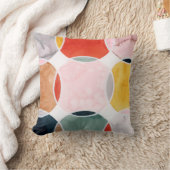 感覚的 – 円パターン クッション (ブランケット)