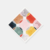 感覚的 – 円パターン スタンダードカクテルナプキン (角)